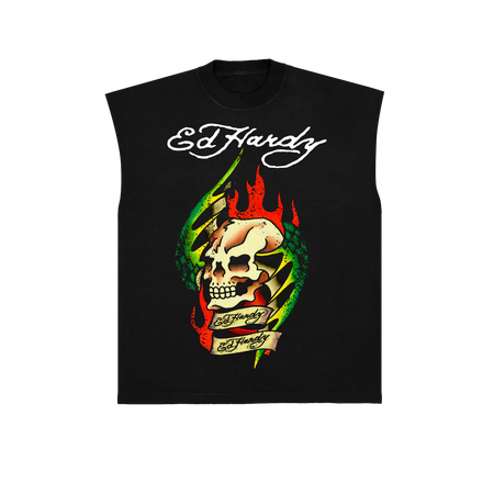 Regata Ed Hardy Skull "Black" Preto