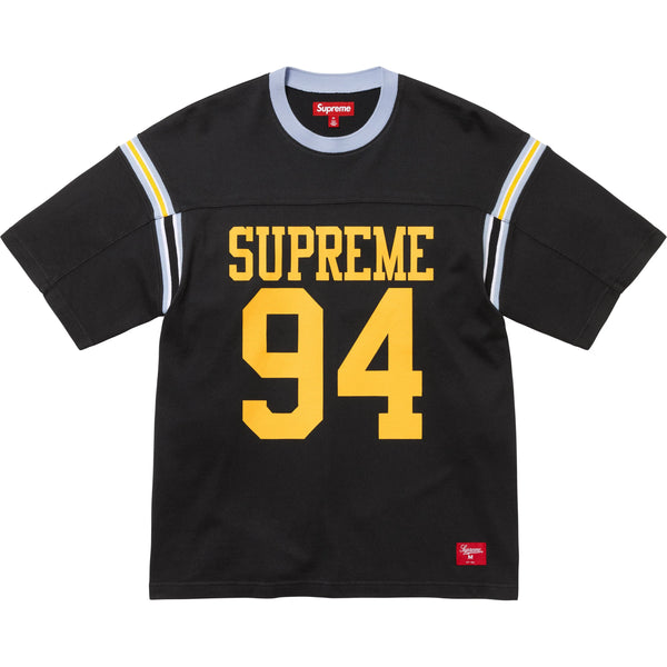 シャツ Supreme Split S/S Football Top M Black split-s-s-football-top-black-