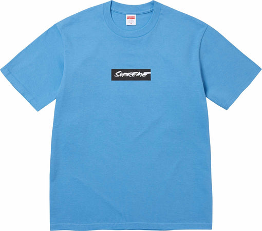 Camiseta Supreme x Futura Box Logo "Bright Blue" Azul