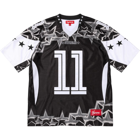 Camisa Jersey Supreme "Stars Football" Preto