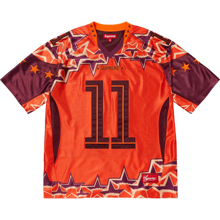 Camisa Jersey Supreme "Stars Football" Laranja