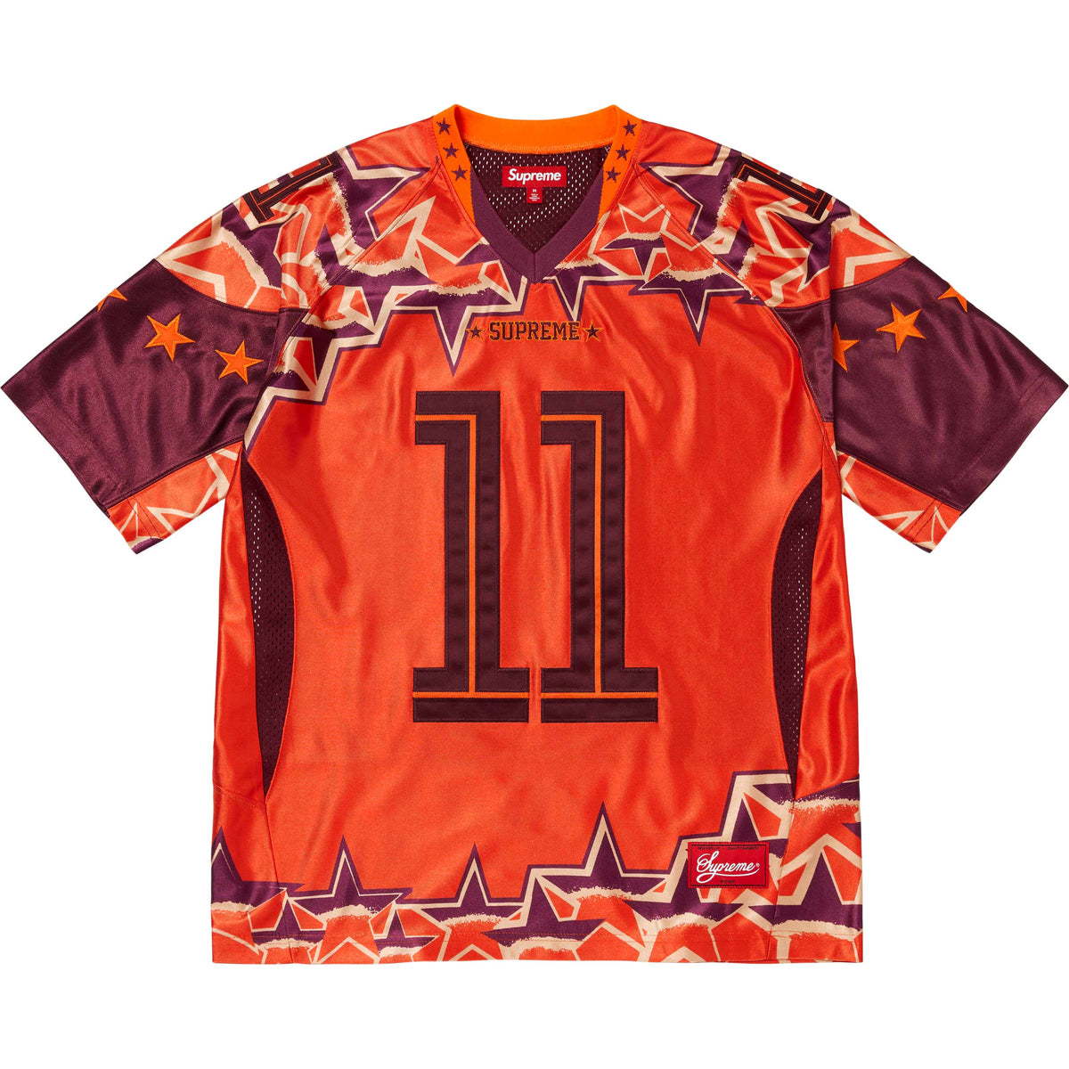Camisa Jersey Supreme "Stars Football" Laranja