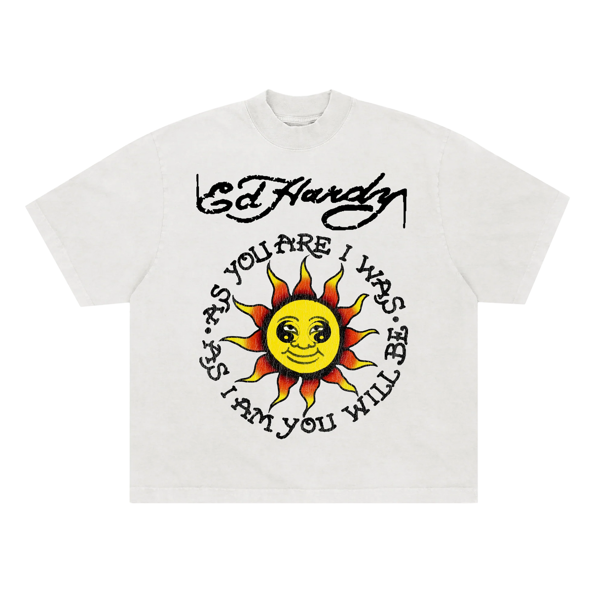 Camiseta Ed Hardy Sun's Messenger "White" Branco