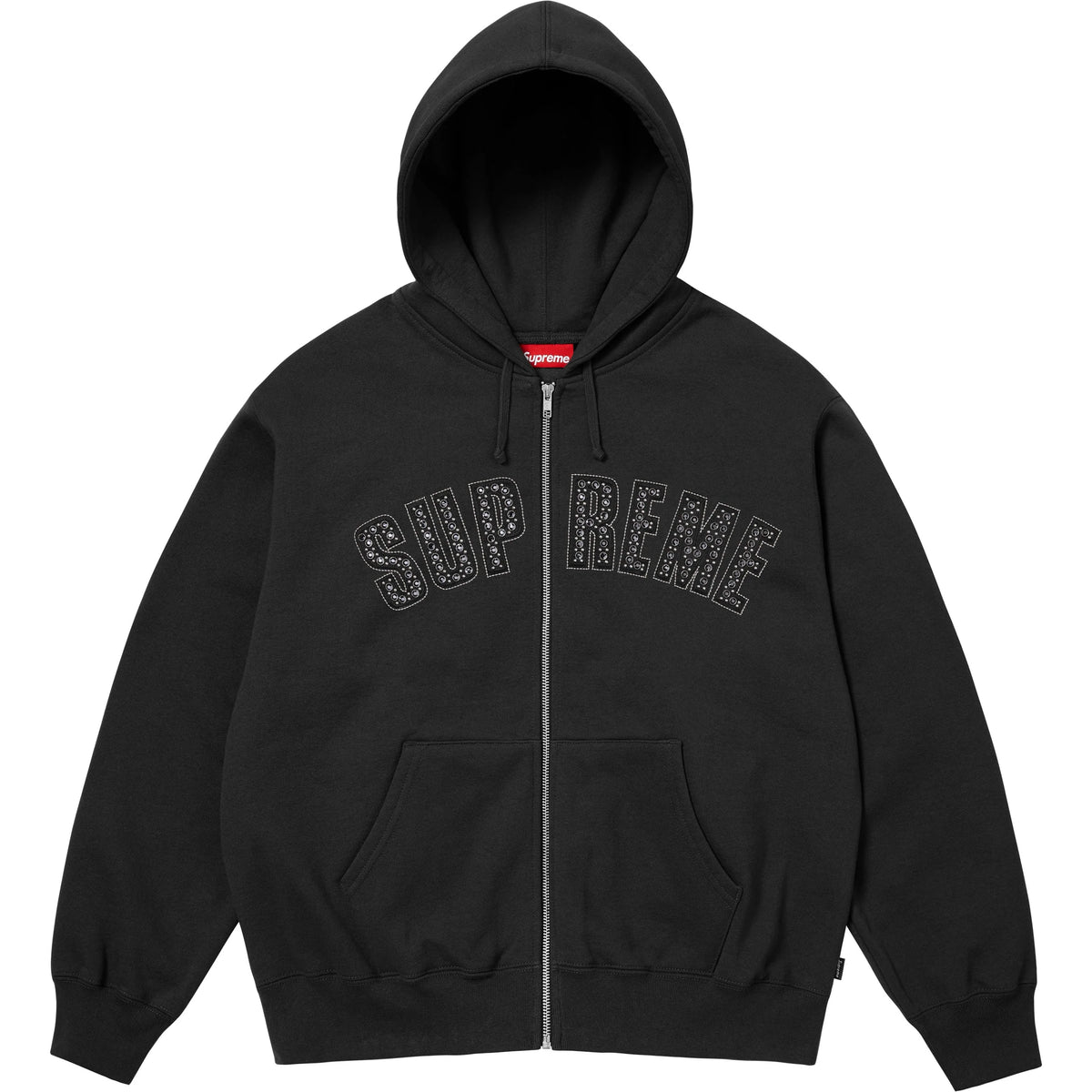 Moletom Supreme x b.b. Simon Zip Up Hooded Sweatshirt "Black" Preto