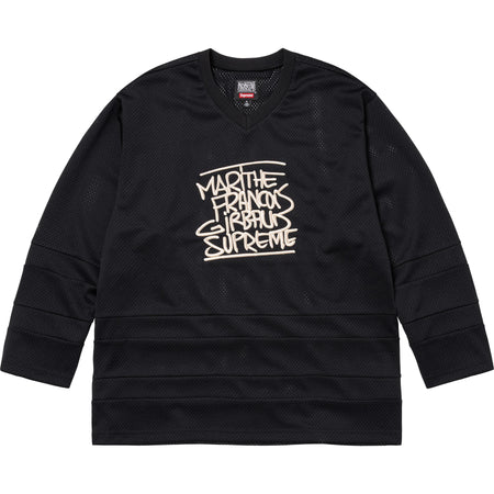 Camisa Jersey Supreme x Marithé + François Girbaud "Logo" Preto