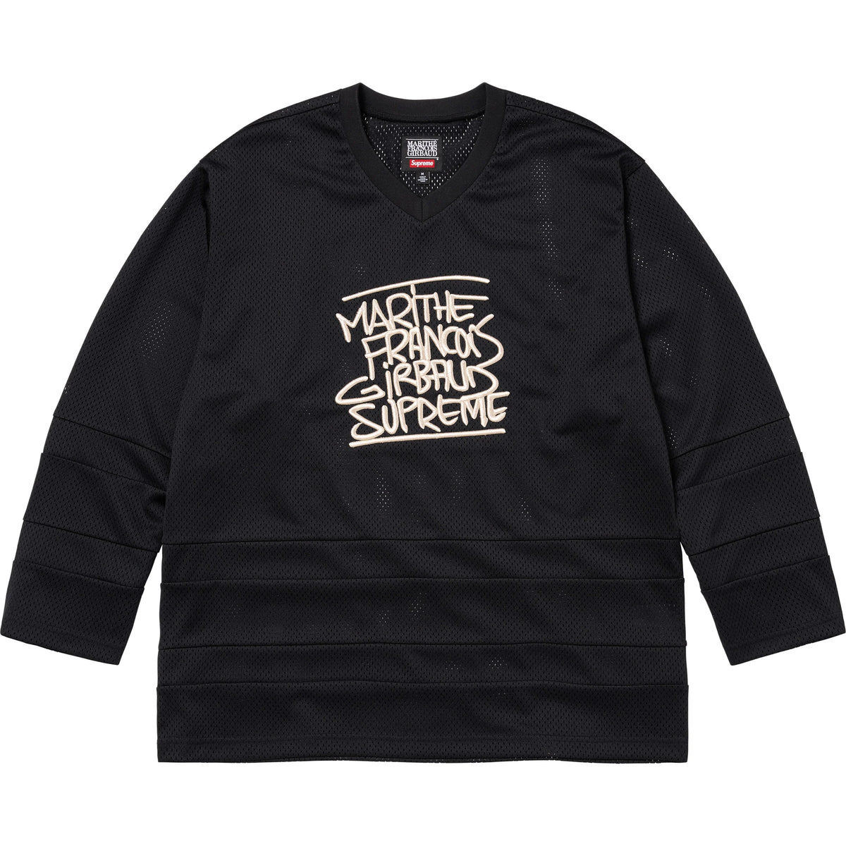 Camisa Jersey Supreme x Marithé + François Girbaud "Logo" Preto