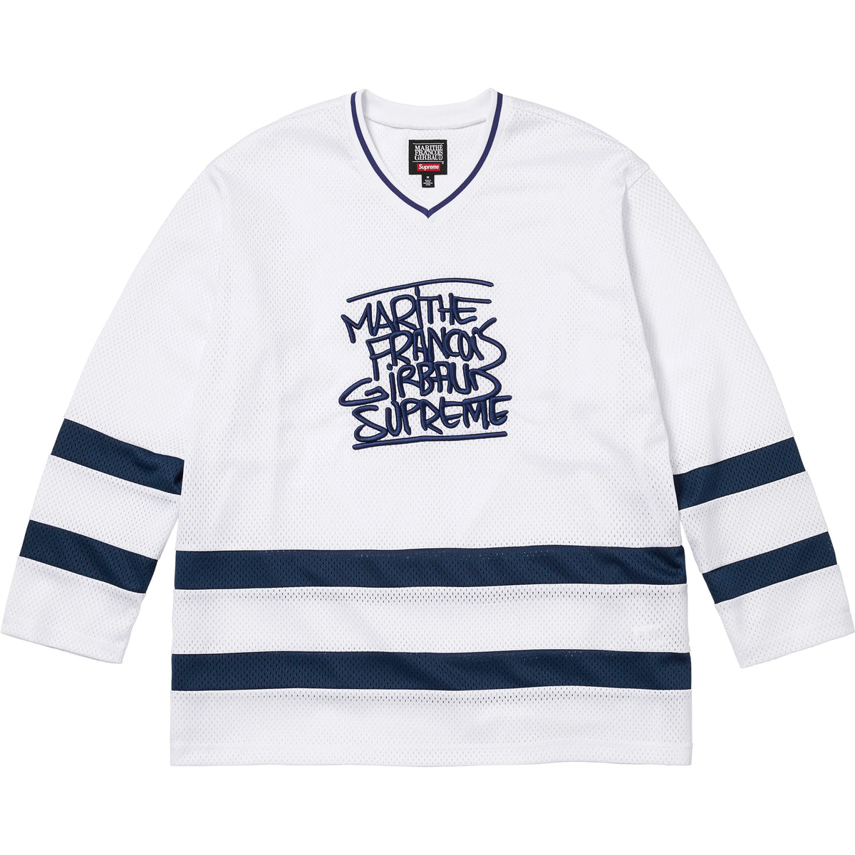 Camisa Jersey Supreme x Marithé + François Girbaud "Logo" Branco