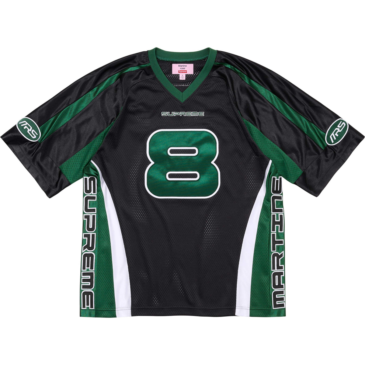 Camisa Jersey Supreme x Martine Rose "Football" Preto