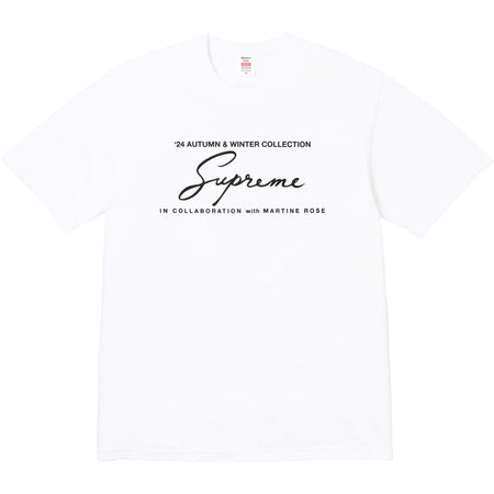Camiseta Supreme x Martine Rose "Logo" Branco
