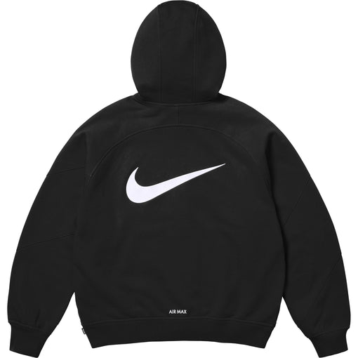 Moletom Supreme x Nike "Zip Up Hooded Sweatshirt" Preto