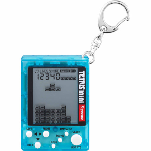 Chaveiro Supreme x Tetris Mini "Blue" Azul
