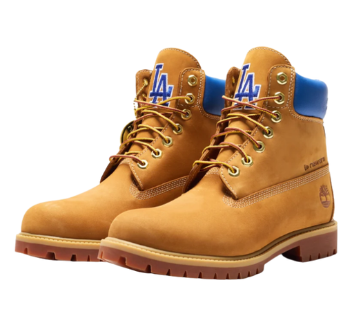 Timberland x New Era x MLB  "Premium Boot 6" Los Angeles Dodgers Wheat" Bege/Azul
