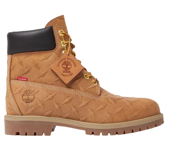 Bota Supreme FW26 x Timberland "Diamond Plate 6" Premium Waterproof Boot" Bege