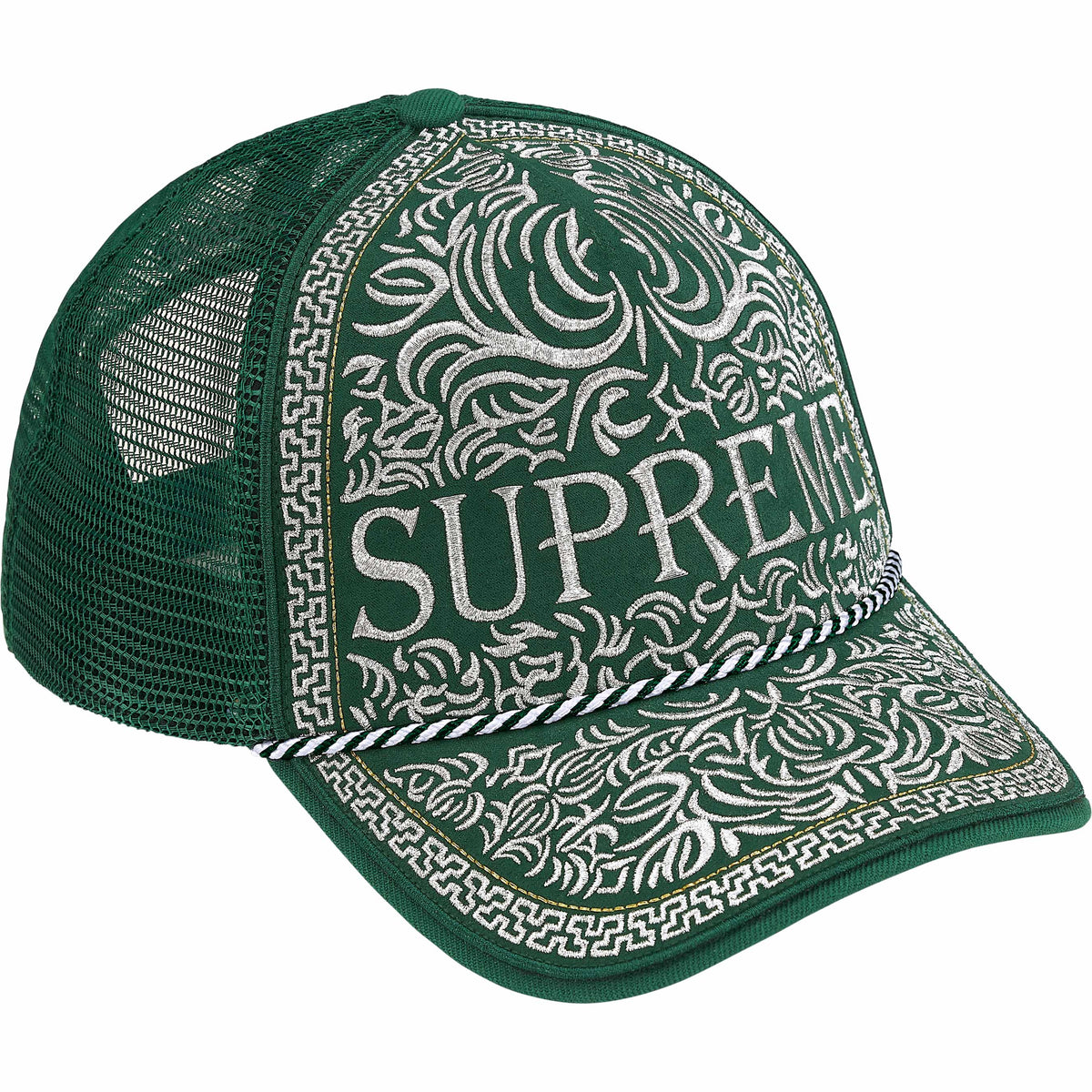 Boné Supreme 5-Panel "Vaquero Mesh Back" Verde