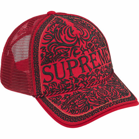 Boné Supreme 5-Panel "Vaquero Mesh Back" Vermelho