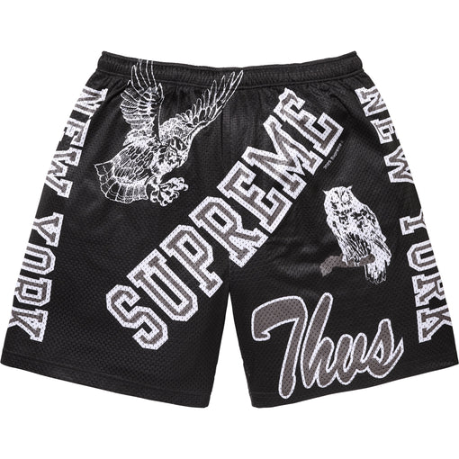 Shorts Supreme Varsity Mesh "Black" Preto