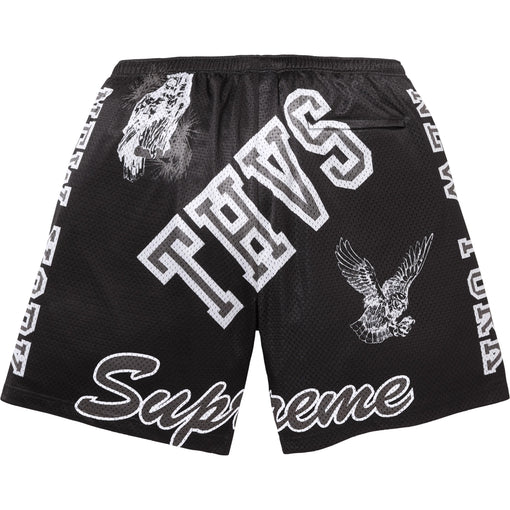 Shorts Supreme Varsity Mesh "Black" Preto