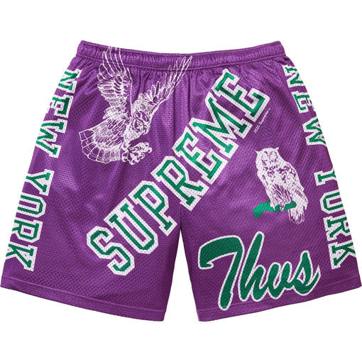 Shorts Supreme Varsity Mesh "Purple" Roxo