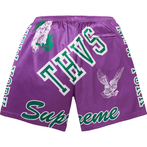 Shorts Supreme Varsity Mesh "Purple" Roxo