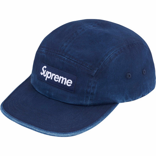Boné Supreme "Washed Chino Twill SS25" Azul
