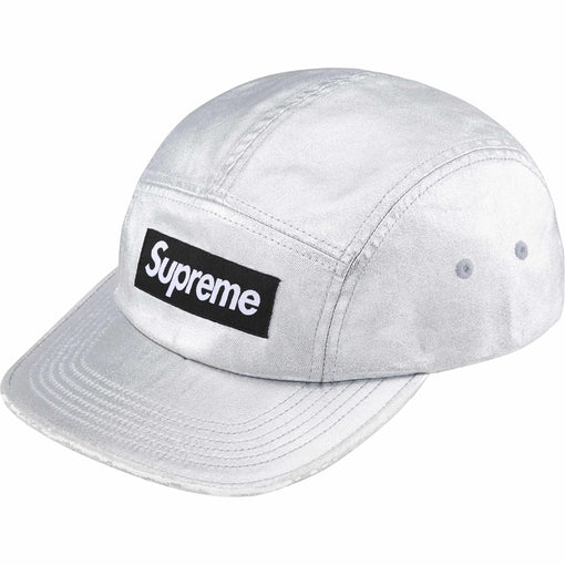Boné Supreme "Washed Chino Twill SS25" Prata