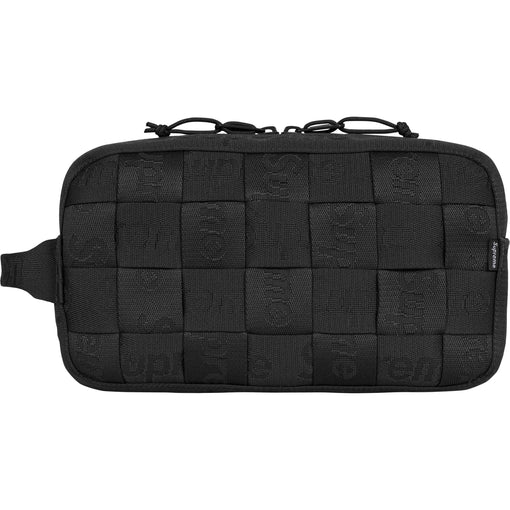 Bolsa Necessaire Supreme "Woven Utility" Preto