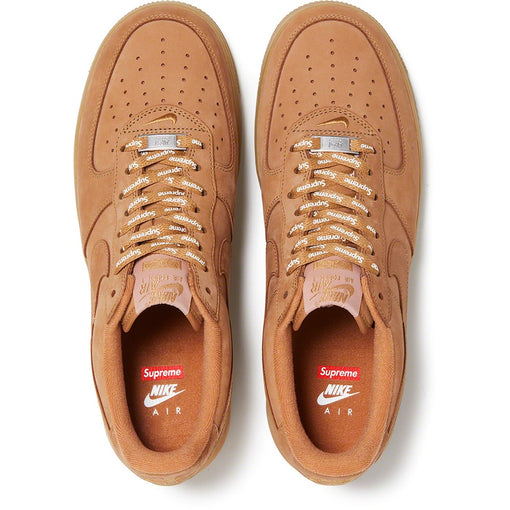 Tênis Nike Air Force 1 Low Sp x Supreme "Wheat" Bege