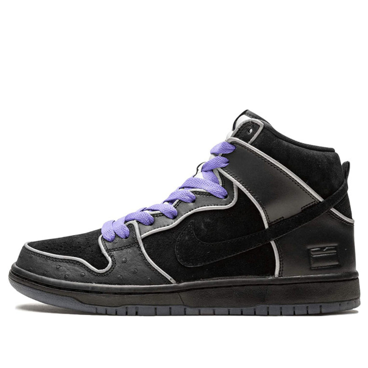 Tênis Nike Dunk High Sb "Purple Box" Preto USADO