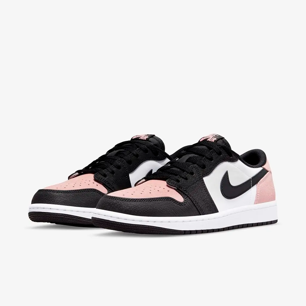 Jordan 1 deals rosa e preto