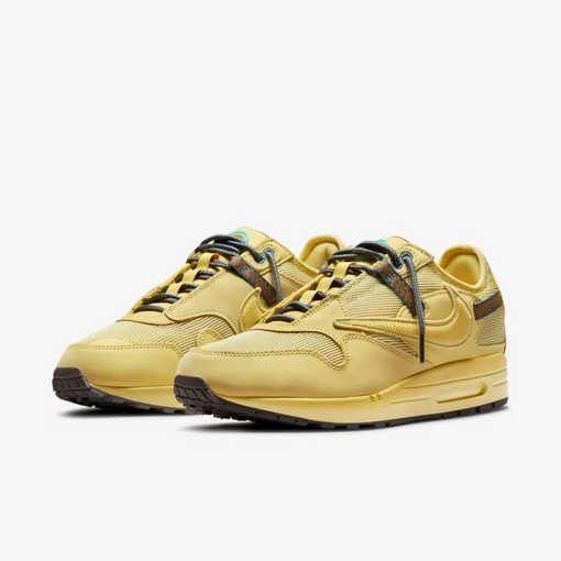 Tênis Air Max 1 x Travis Scott "Cactus Jack Saturn Gold" Amarelo