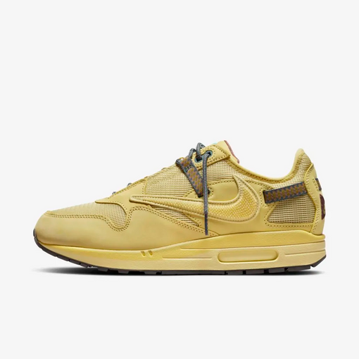 Tênis Air Max 1 x Travis Scott "Cactus Jack Saturn Gold" Amarelo