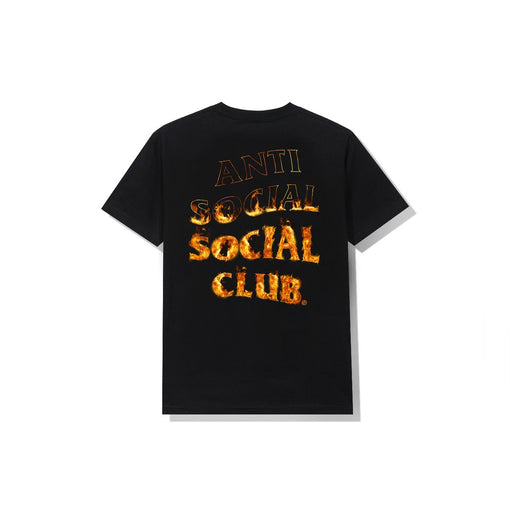 Camiseta Anti Social Social Club "Fire Inside" Preto