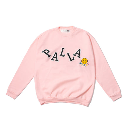 Moletom Palla Crewneck "High School Light" Rosa