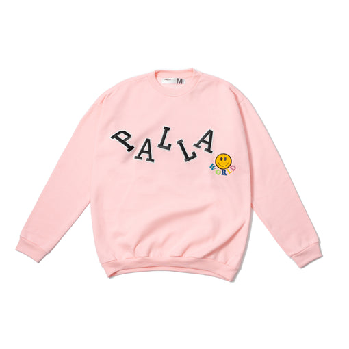 Moletom Palla Crewneck "High School Light" Rosa