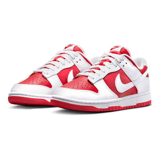 Tênis Nike Dunk Low Retro "Championship Red" Branco/Vermelho