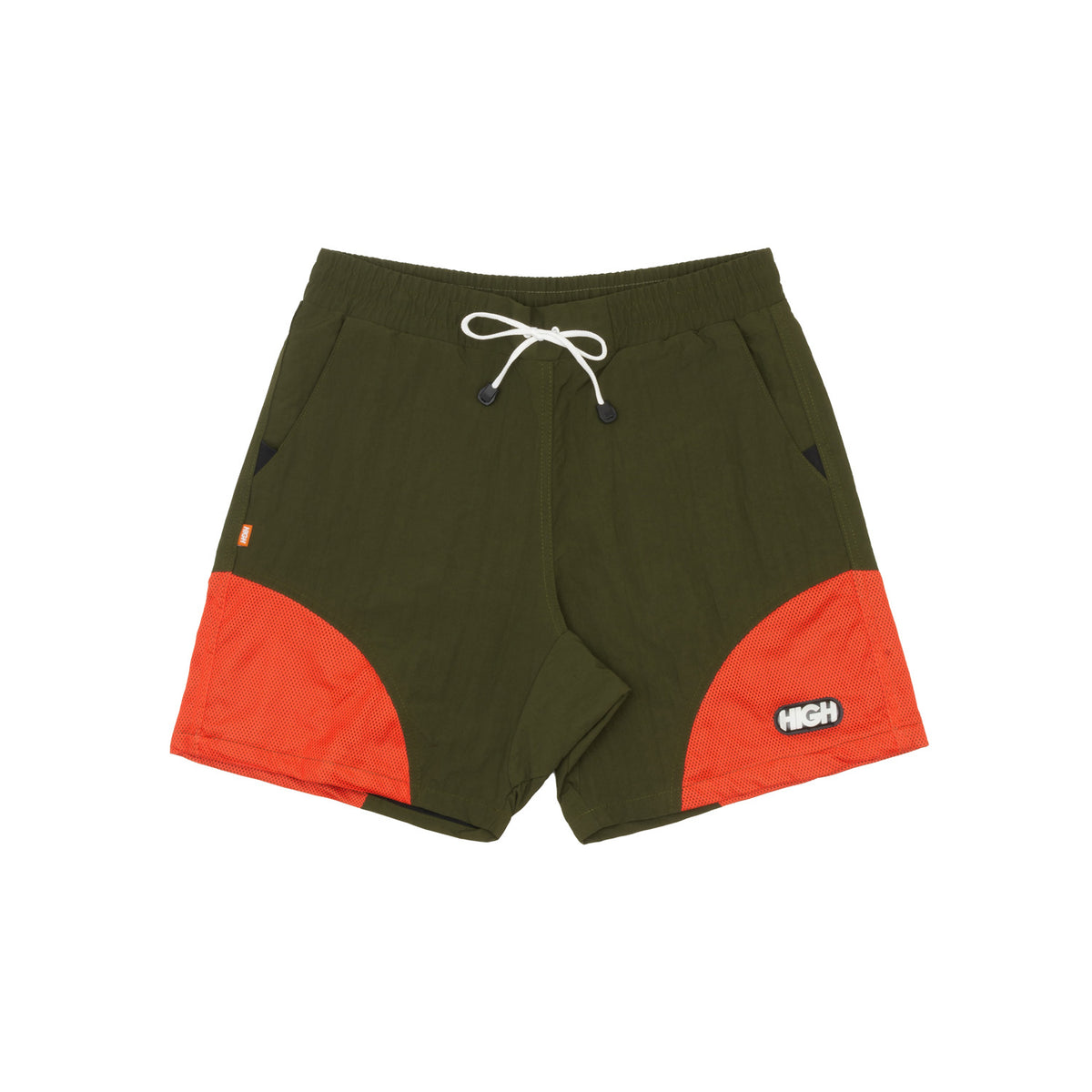 Shorts High "Fresh" Verde/Laranha