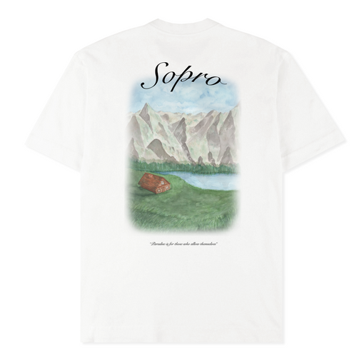 Camiseta Sopro "Landscape" Branco