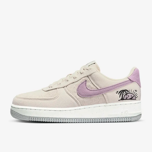 Tênis Nike Air Force 1 "Sun Club Purple" Begê/Roxo