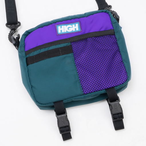 Shoulder High Bag "Outdoor" Verde/Roxo