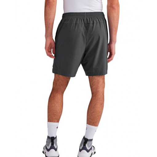 Shorts Champion "Mini Script" Cinza