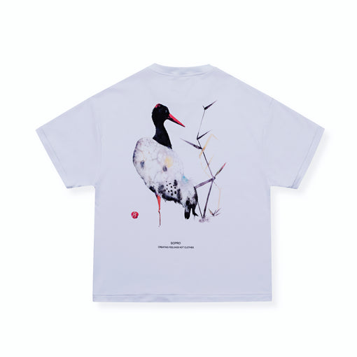 Camiseta Sopro "Bird" Branco