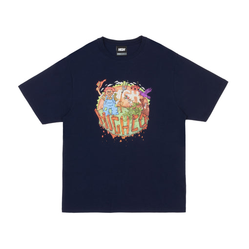 Camiseta High "Farm" Azul Marinho