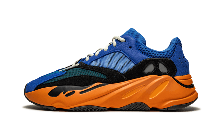 Tênis Adidas Yeezy 700 "Bright Blue" Azul/Laranja