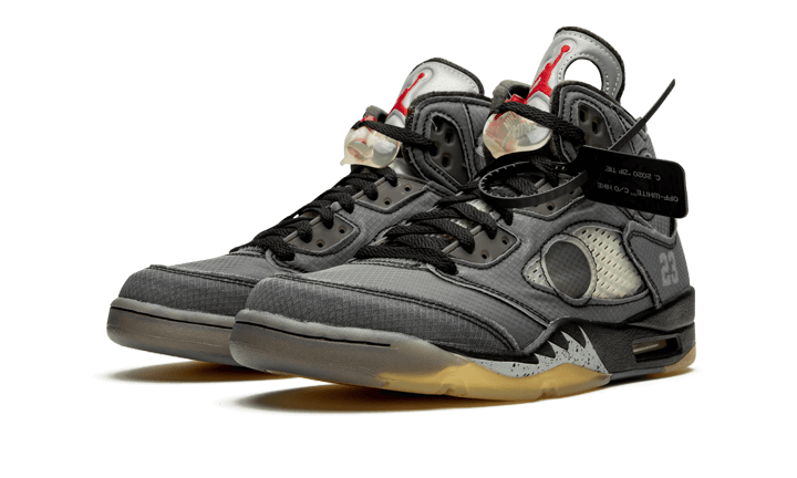 Off white online air jordan black