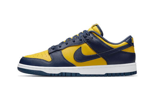 Tênis Nike Dunk Low "Michigan" Azul/Amarelo