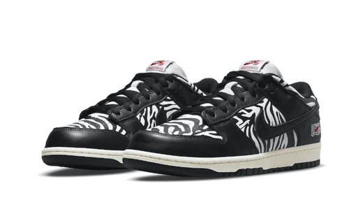 Tênis Nike Dunk Sb Low "Quartersnacks Zebra" Preto