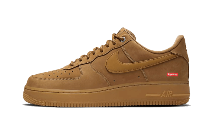 Tênis Nike Air Force 1 Low Sp x Supreme "Wheat" Bege