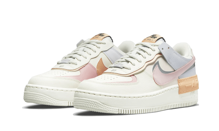 Nike air force hot sale 1 pink logo