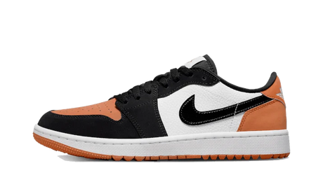 Tênis Air Jordan 1 Low Golf "Shattered Backboard" Laranja/Preto