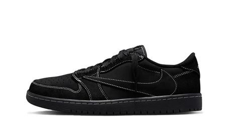 Tênis Air Jordan 1 Low SP X Travis Scott "Black Phantom" Preto